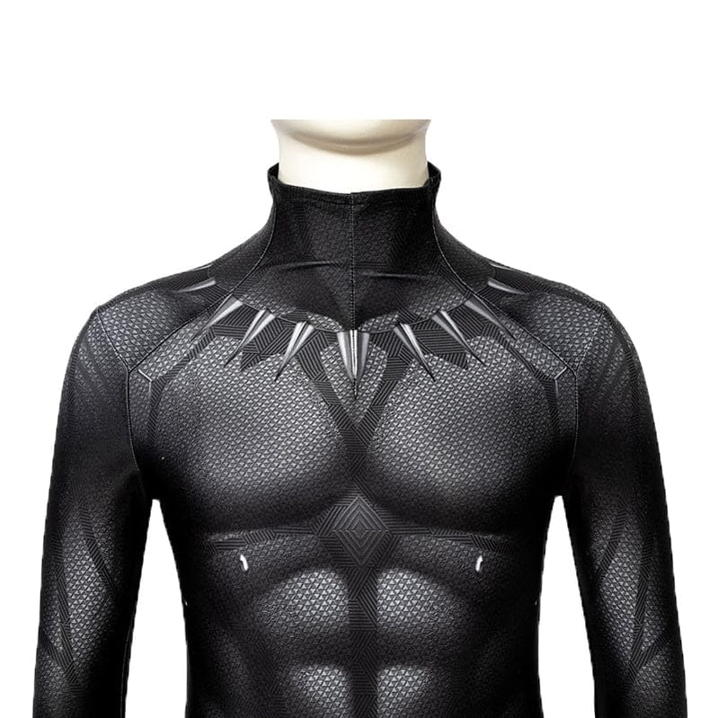 Movie Captain America Civil War Black Panther Children Jumpsuit Cosplay Costume