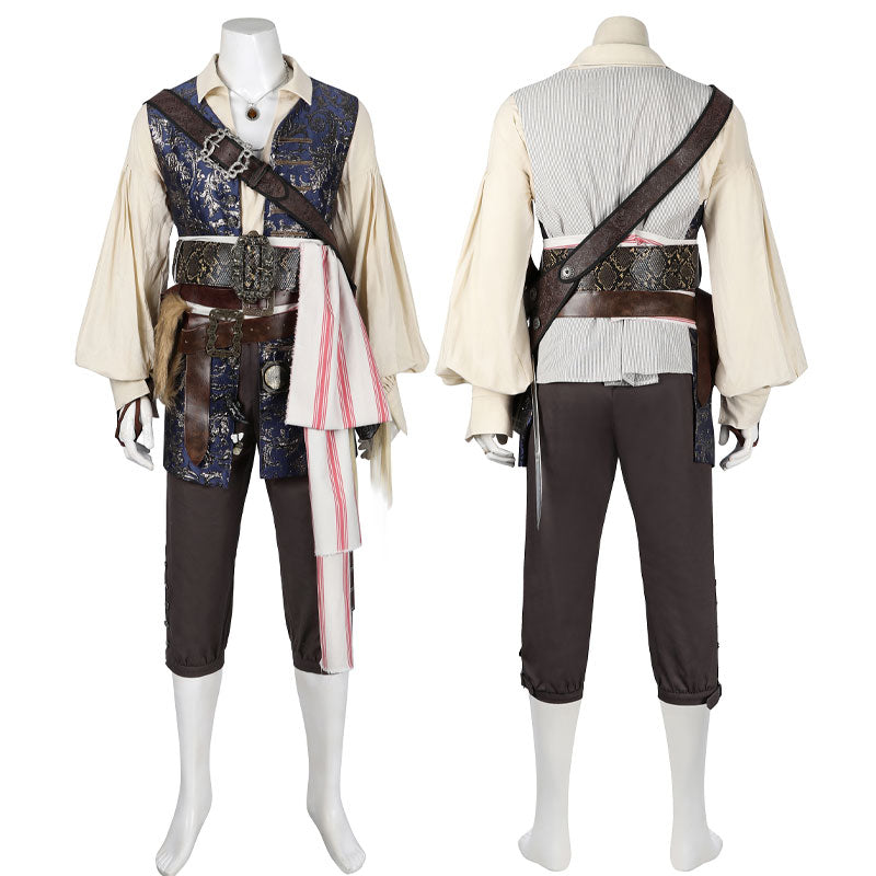Pirates of the Caribbean Jack Sparrow Jackie Cosplay Costumes