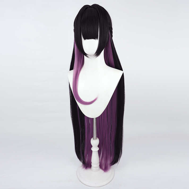 omgcos Goddess of Victory: Nikke Mihara Mixed Purple Cosplay Wig