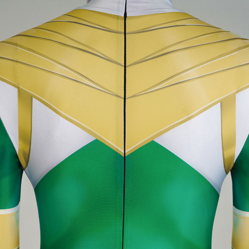 Mighty Morphin Power Rangers Yamato Tribe Knight Burai Green Costumes