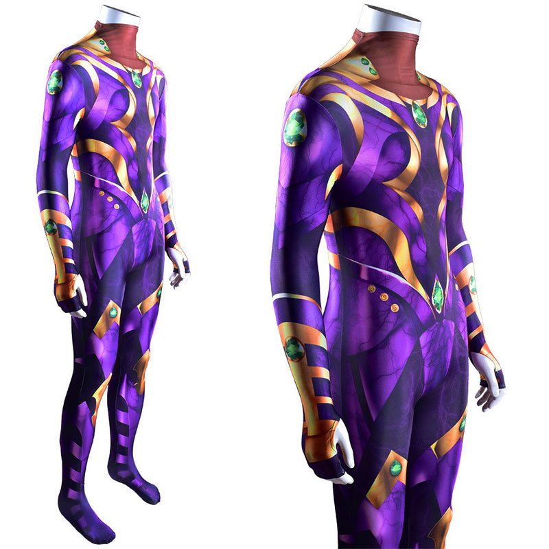 DC Titan Season 3 Koriand'r Starfire Jumpsuit Cosplay Costumes