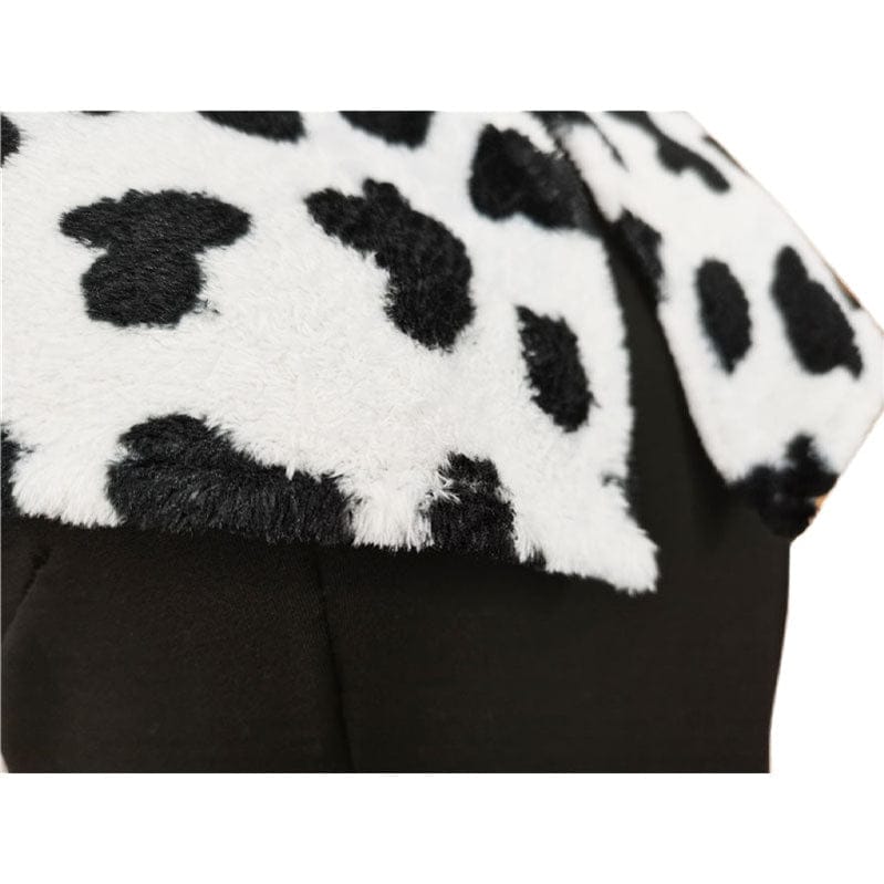 Movie Cruella De Vil Dalmatian Outfits Halloween Cosplay Costumes