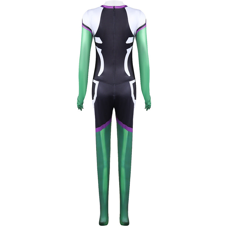 She-Hulk Jennifer Walters Jumpsuit Cosplay Costumes