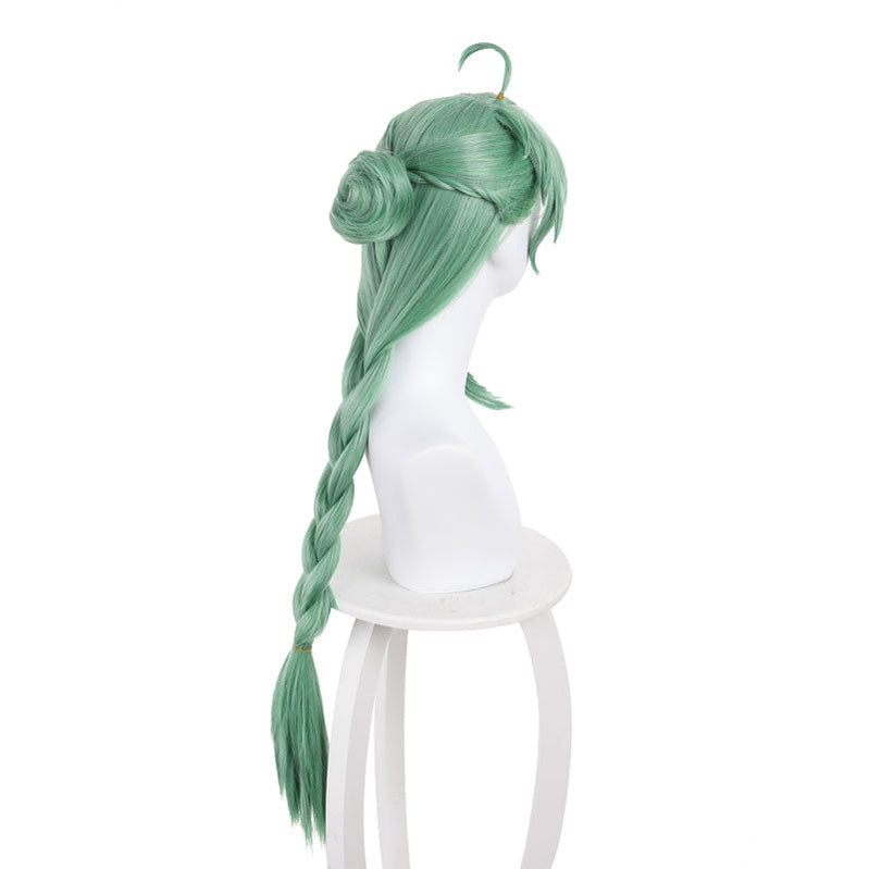 Genshin Impact Baizhu Long Green Cosplay Wigs