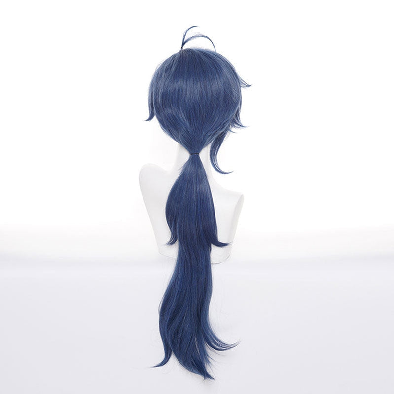 Genshin Impact Kaeya Alberich Blue Long Cosplay Wigs