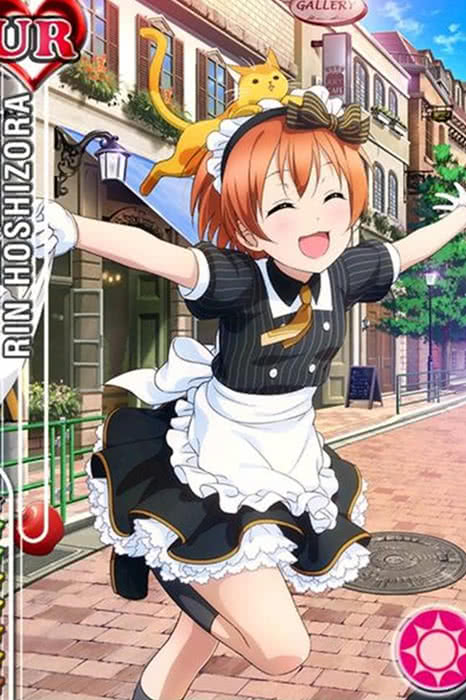 Love Live! Anime Cosplay Costumes Maid Uniforms Black and White Dresses