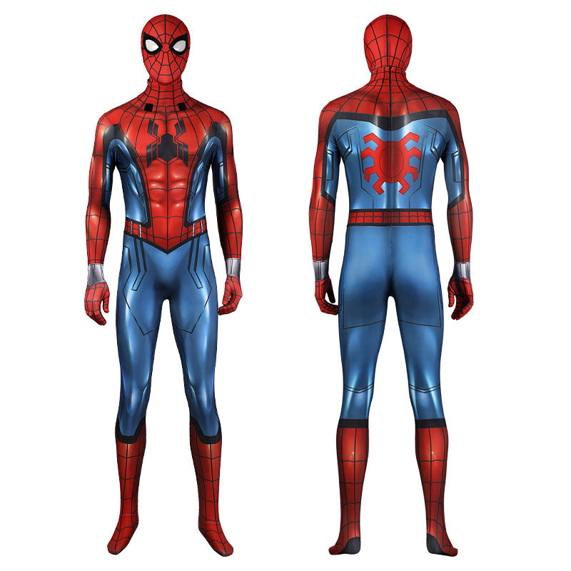 What If¡? Zombie Hunter Spider-man Peter Parker Spiderman Jumpsuit Fullset Cosplay Costumes