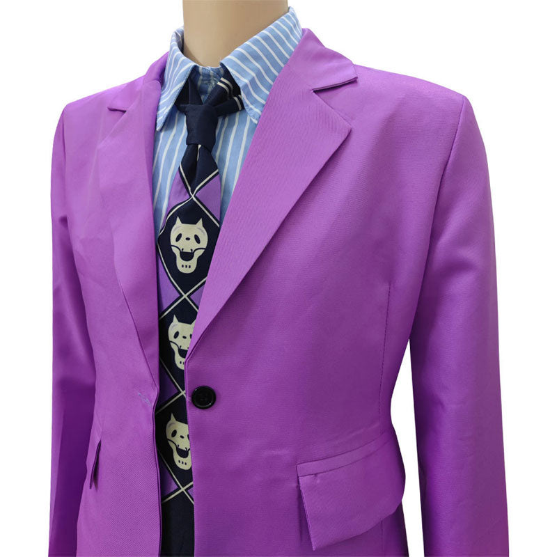 JoJo's Bizarre Adventure Yoshikage Kira Suit Cosplay Costumes