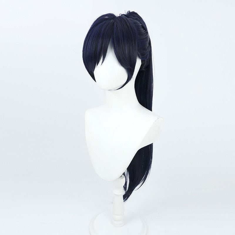 Genshin Impact Scaramouche Single Ponytail Cosplay Wig
