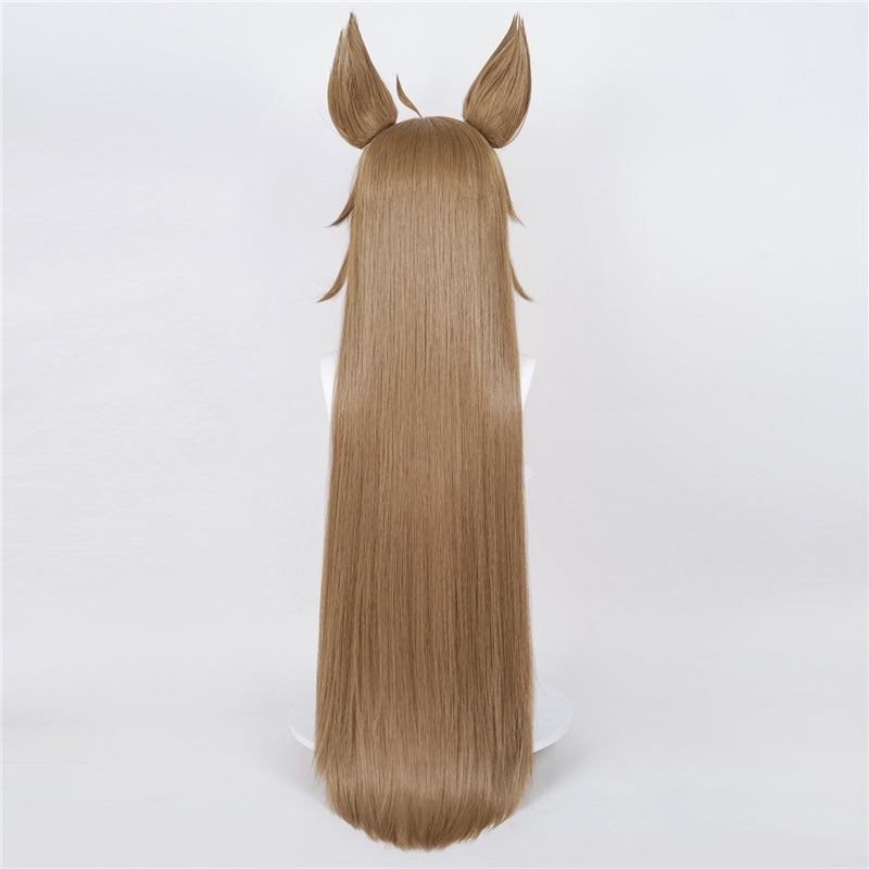Genshin Impact Miss Hina Inugami Cosplay Wigs With Props