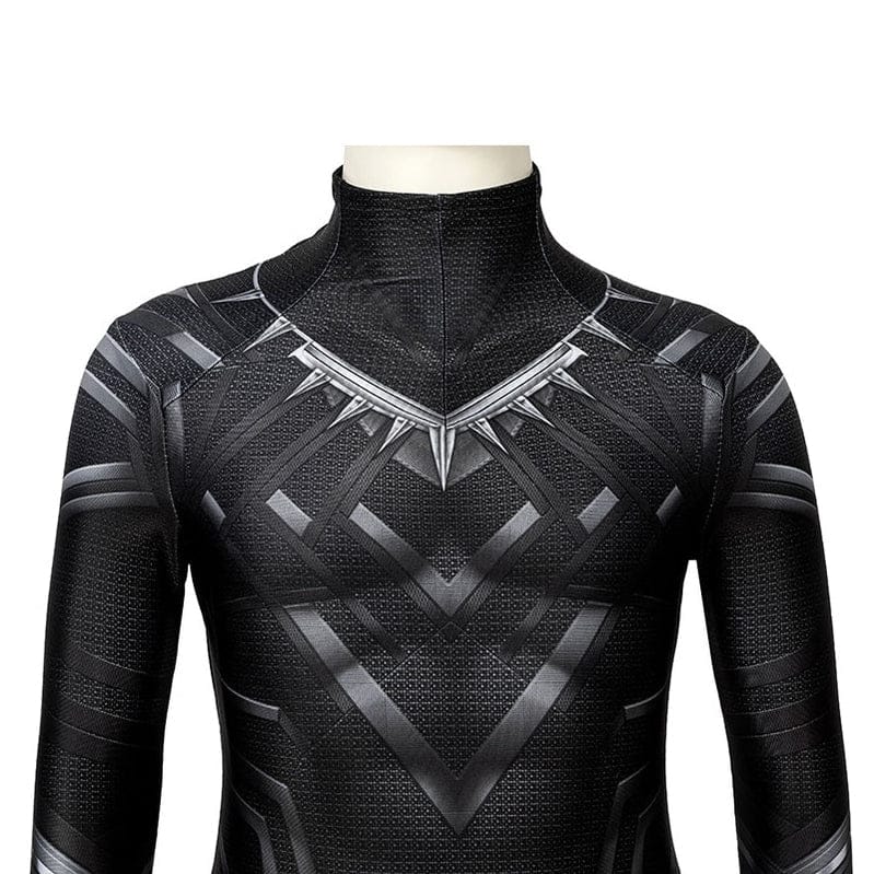 Anime Black Panther Children Jumpsuit Cosplay Costume