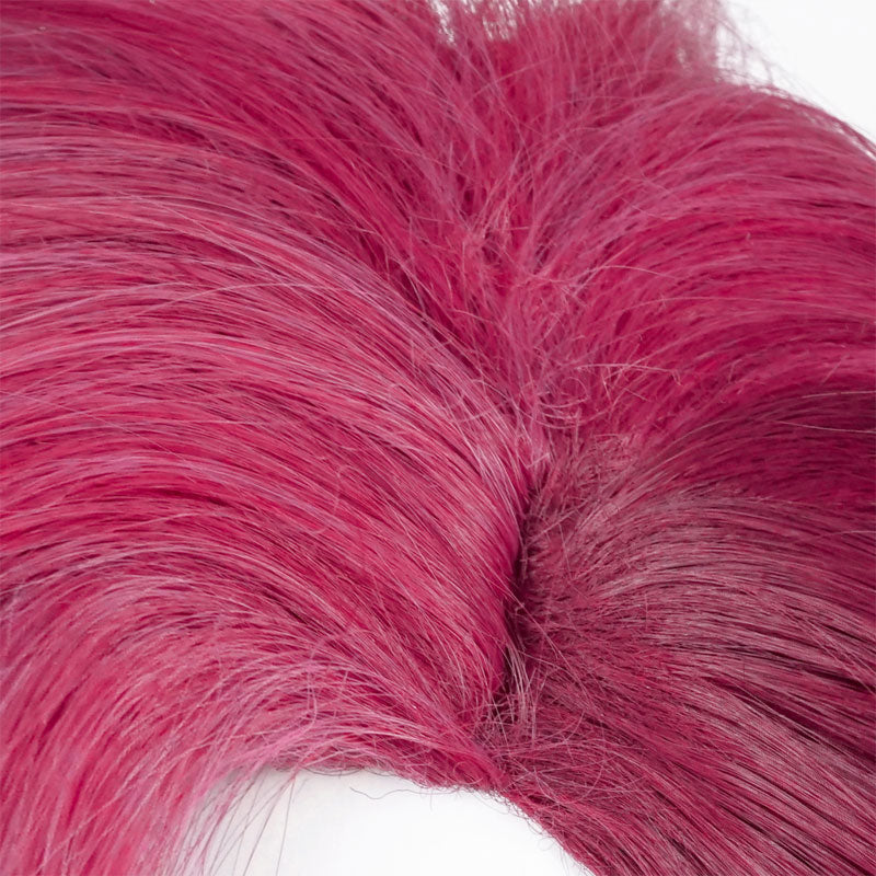 LOL Arcane Vi Short Rose Red Cosplay Wigs