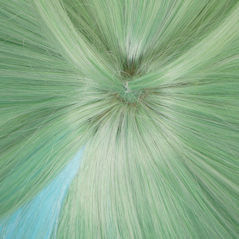 Genshin Impact Sucrose Long Fluorescent Green Cosplay Wigs