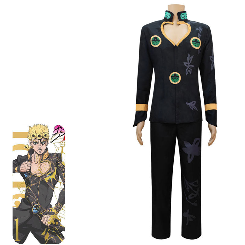 JoJo's Bizarre Adventure Giorno Giovanna Fullset Cosplay Costumes