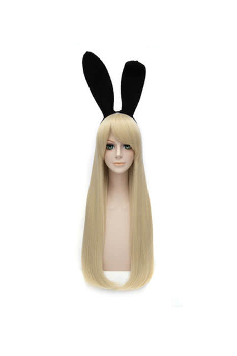 80cm Long Straight Kantai Collection Anime Shimakaze Cosplay Wigs