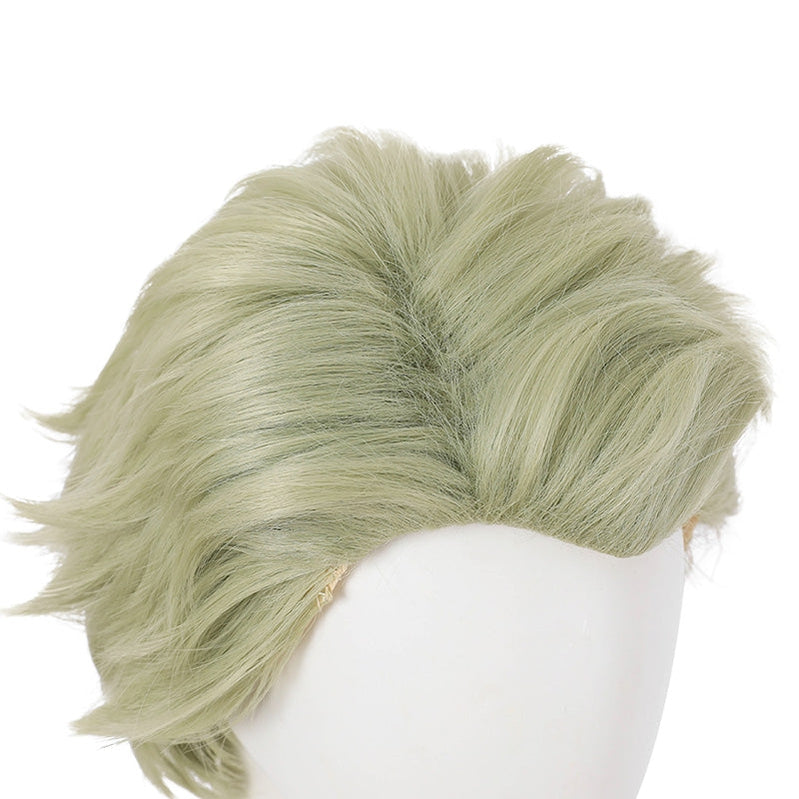 Jujutsu Kaisen Kento Nanami Short Mixed Green Cosplay Wigs