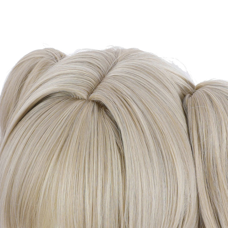Genshin Impact Barbara Curly Blonde Ponytail Cosplay Wigs