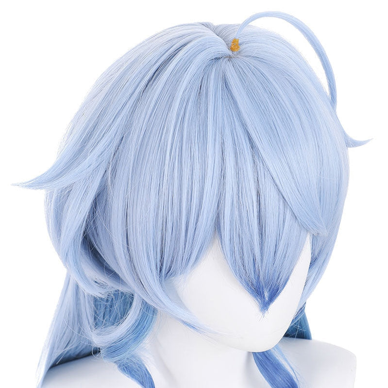 Genshin Impact Ganyu Blue Long Cosplay Wigs