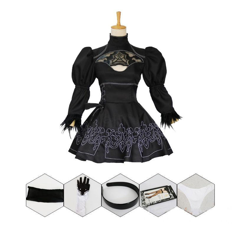 Nier: Automata 2B YoRHa No.2 Type B Cosplay Costumes