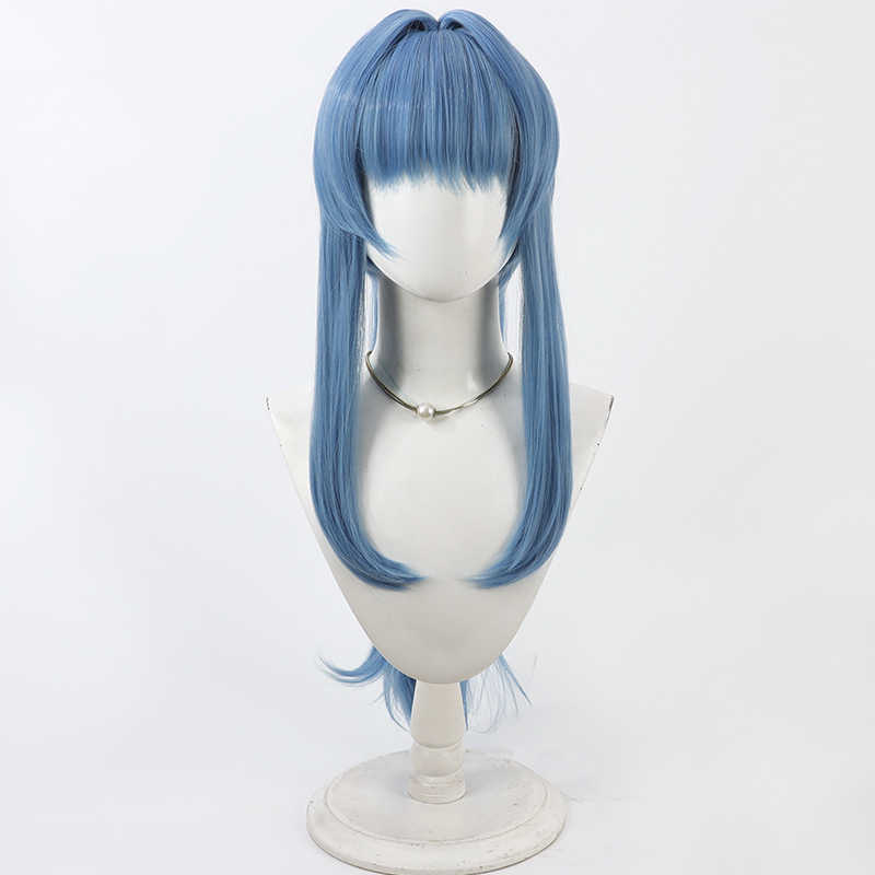omgcos Goddess of Victory: Nikke Helen Light Blue Cosplay Wig