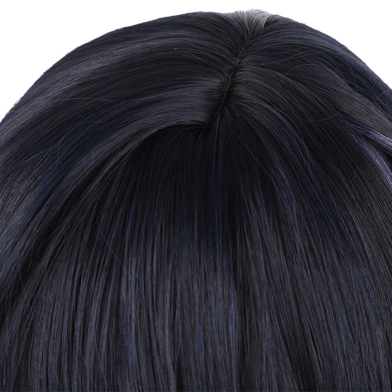 Genshin Impact Yelan Black Gradient Purple Cosplay Wigs