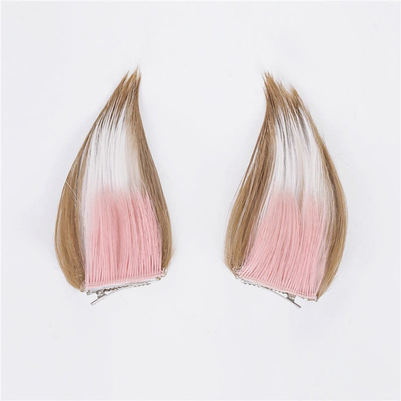 Genshin Impact Miss Hina Inugami Cosplay Wigs With Props