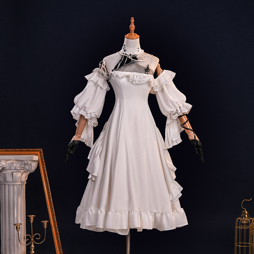 omgcos Game Wuthering Waves Phrolova White Dress Cosplay Costume