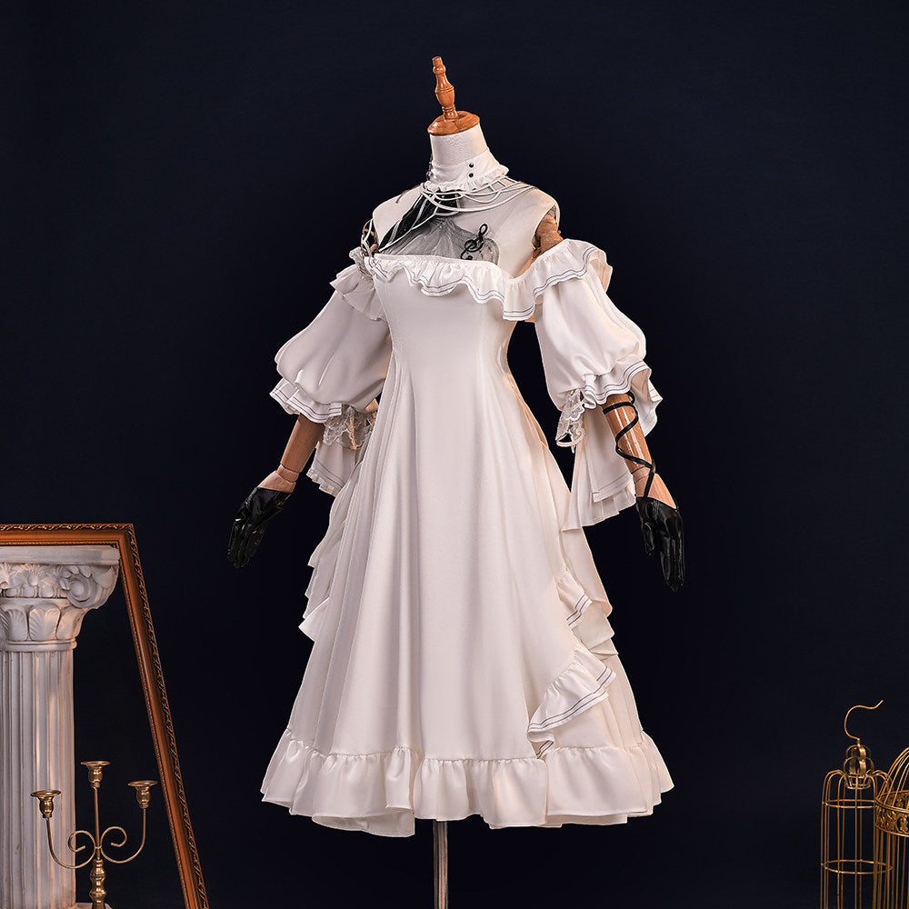 omgcos Game Wuthering Waves Phrolova White Dress Cosplay Costume