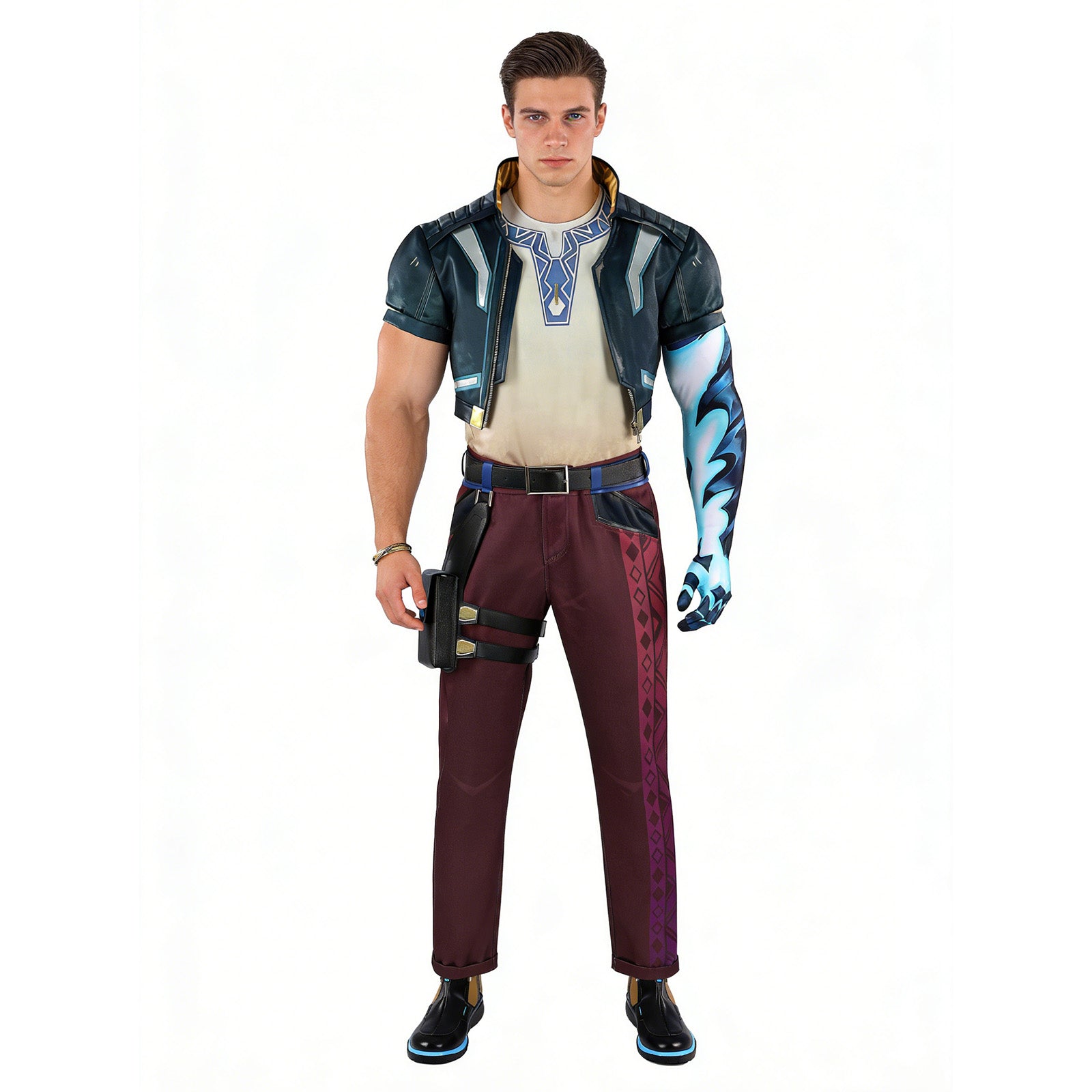 Game Valorant Veto Suit Top Fullset Cosplay Costumes
