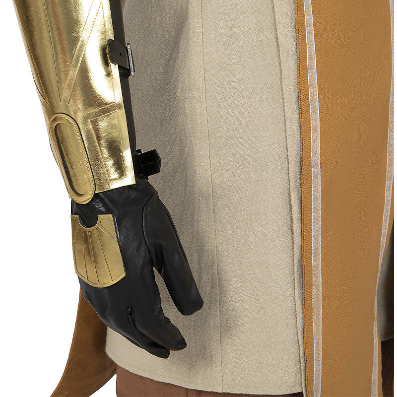 Star Wars: The Acolyte Sol Saddle Brown Cosplay Costumes