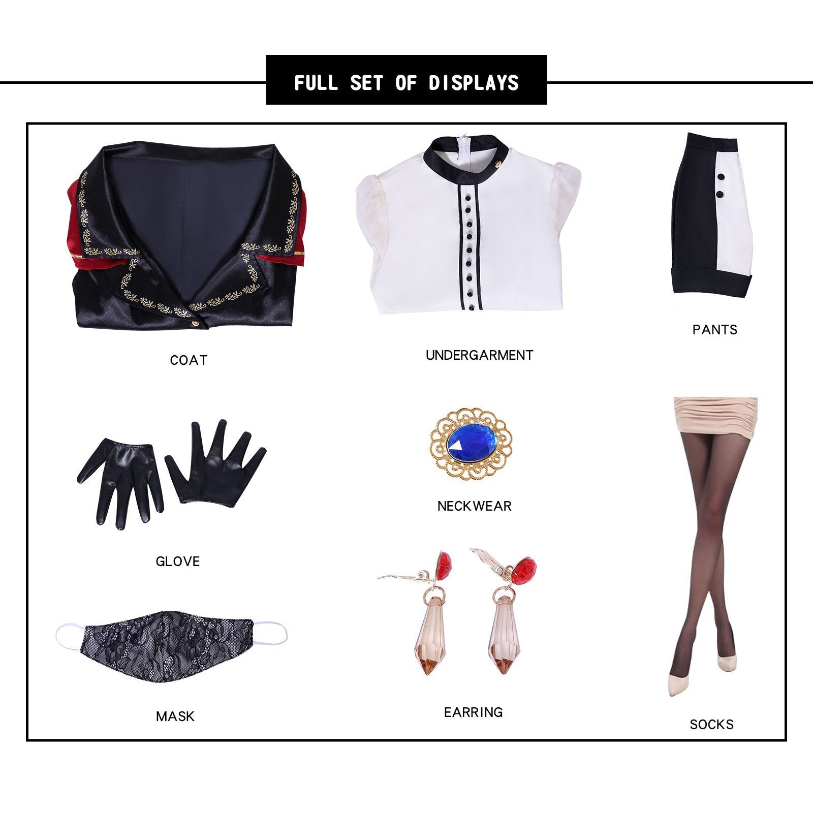 omgcos BanG Dream Togawa Sakiko Yahata Umiri Wakaba Mutsumi Cosplay Costume