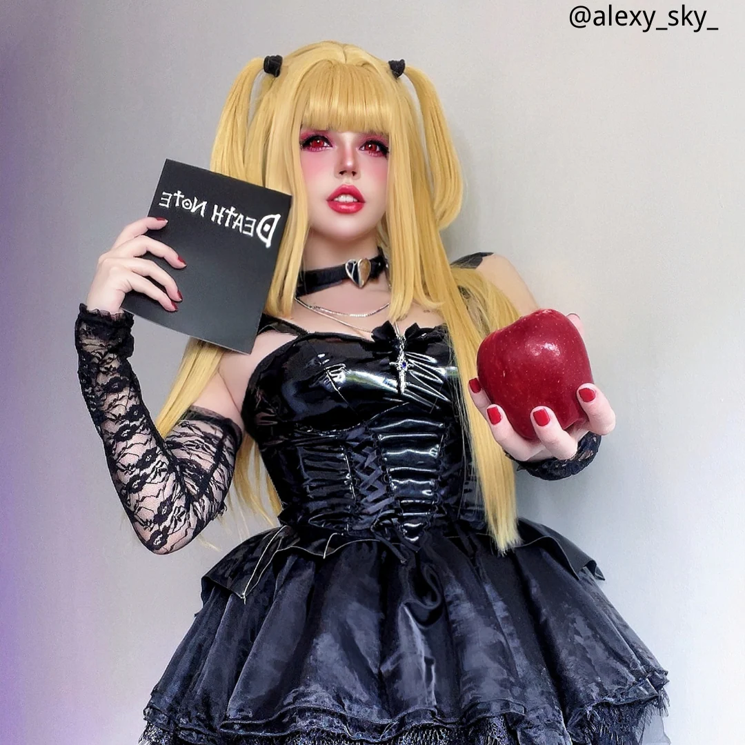 omgcos Death Note Misa Amane Blonde Halloween Cosplay Wig