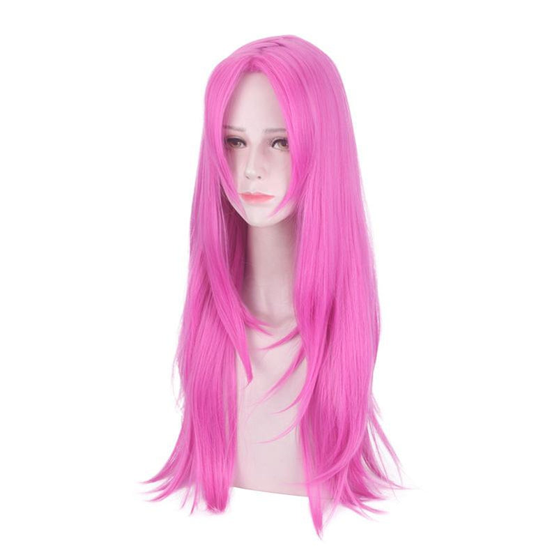 JoJo's Bizarre Adventure Golden Wind Diavolo Long Pink Cosplay Wigs