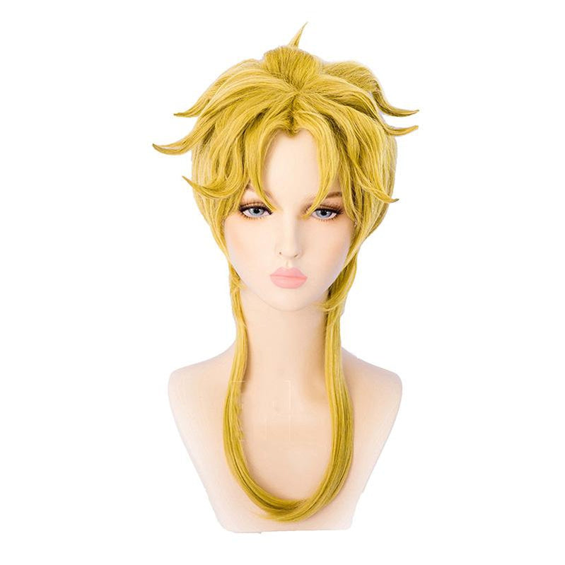 JoJo's Bizarre Adventure Dio Brando Long Blond Cosplay Wigs