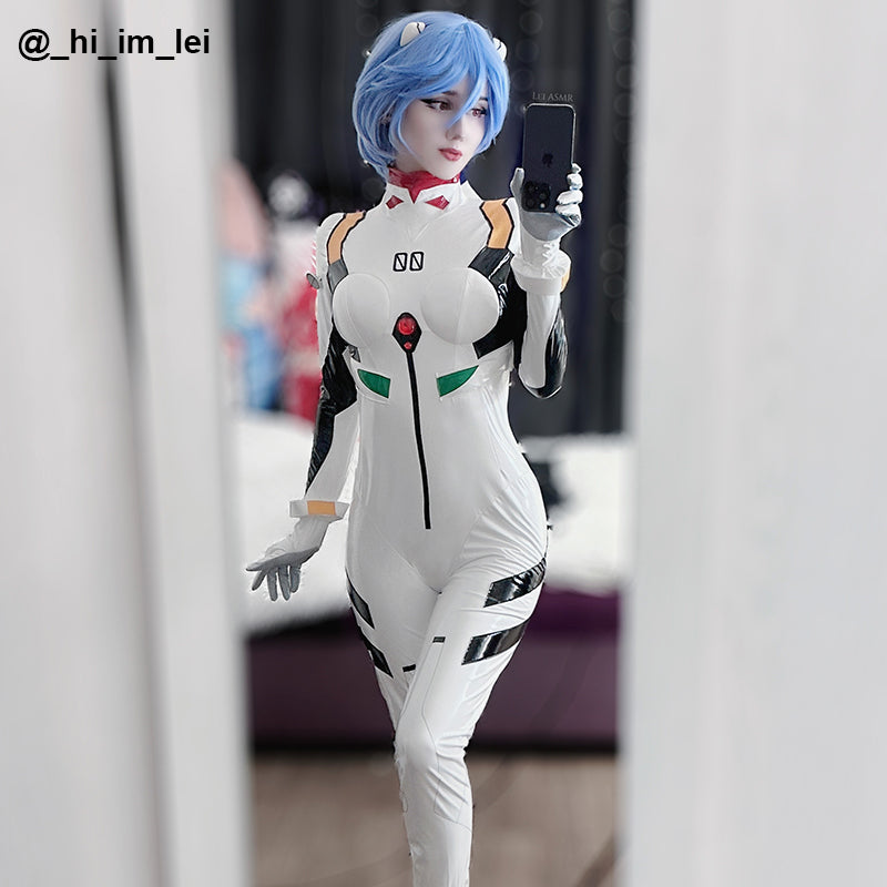 Ready To Ship EVA Ayanami Rei Combat Suit Cosplay Costume