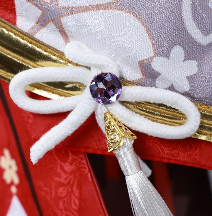 Genshin Impact Guuji Yae Miko Cosplay Costume