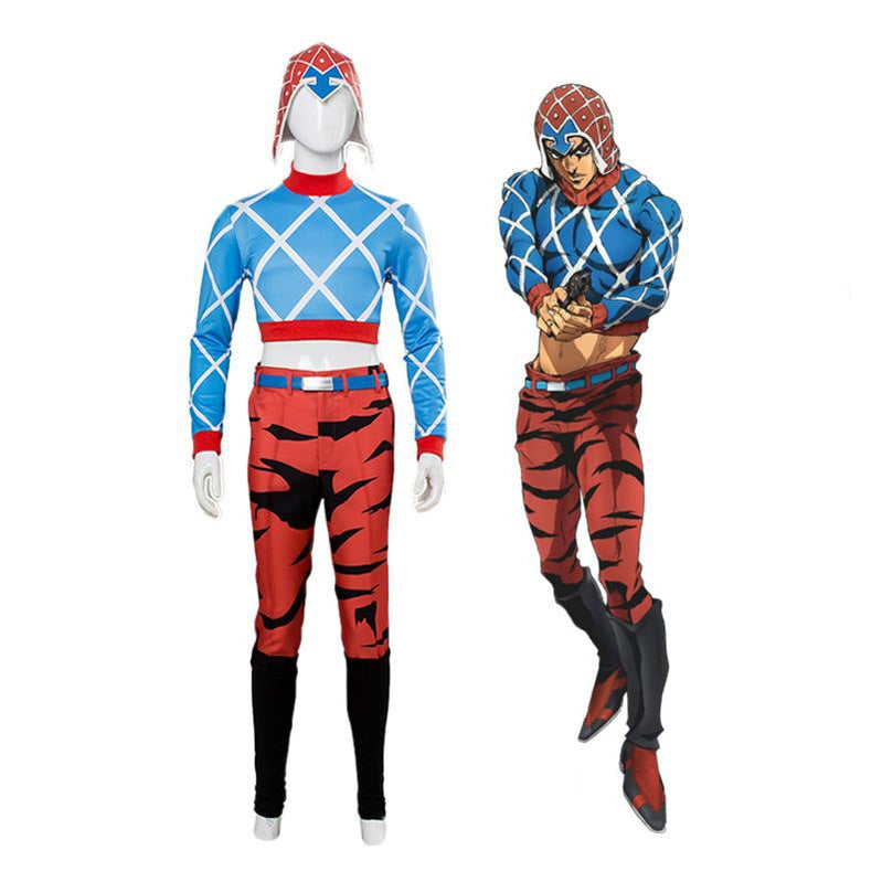 JoJo's Bizarre Adventure Golden Wind Guido Mista Cosplay Costume