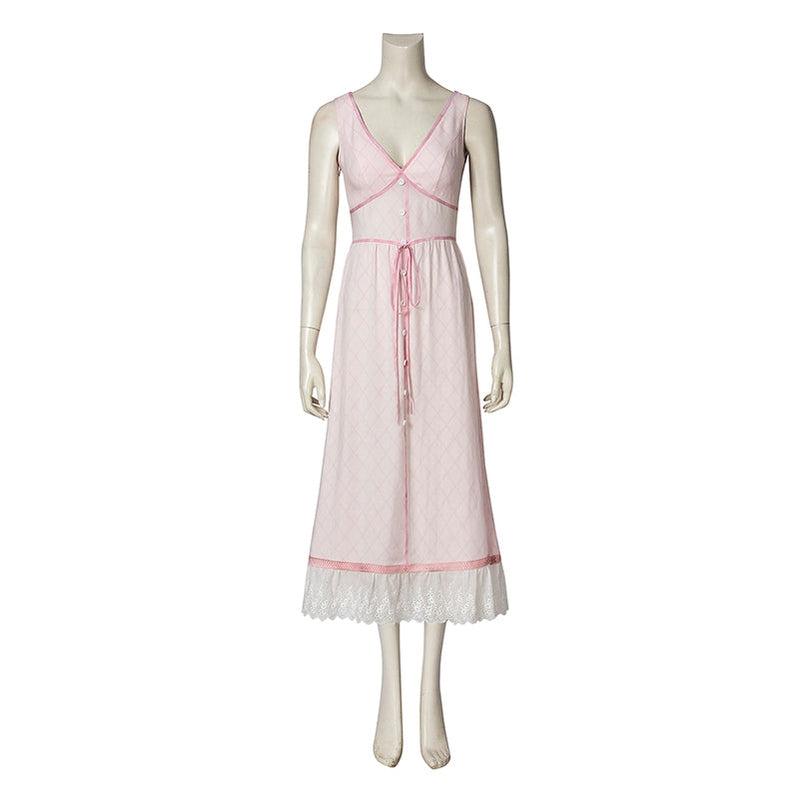 Final Fantasy VII Remake FF7 Aerith Gainsborough Cosplay Costume
