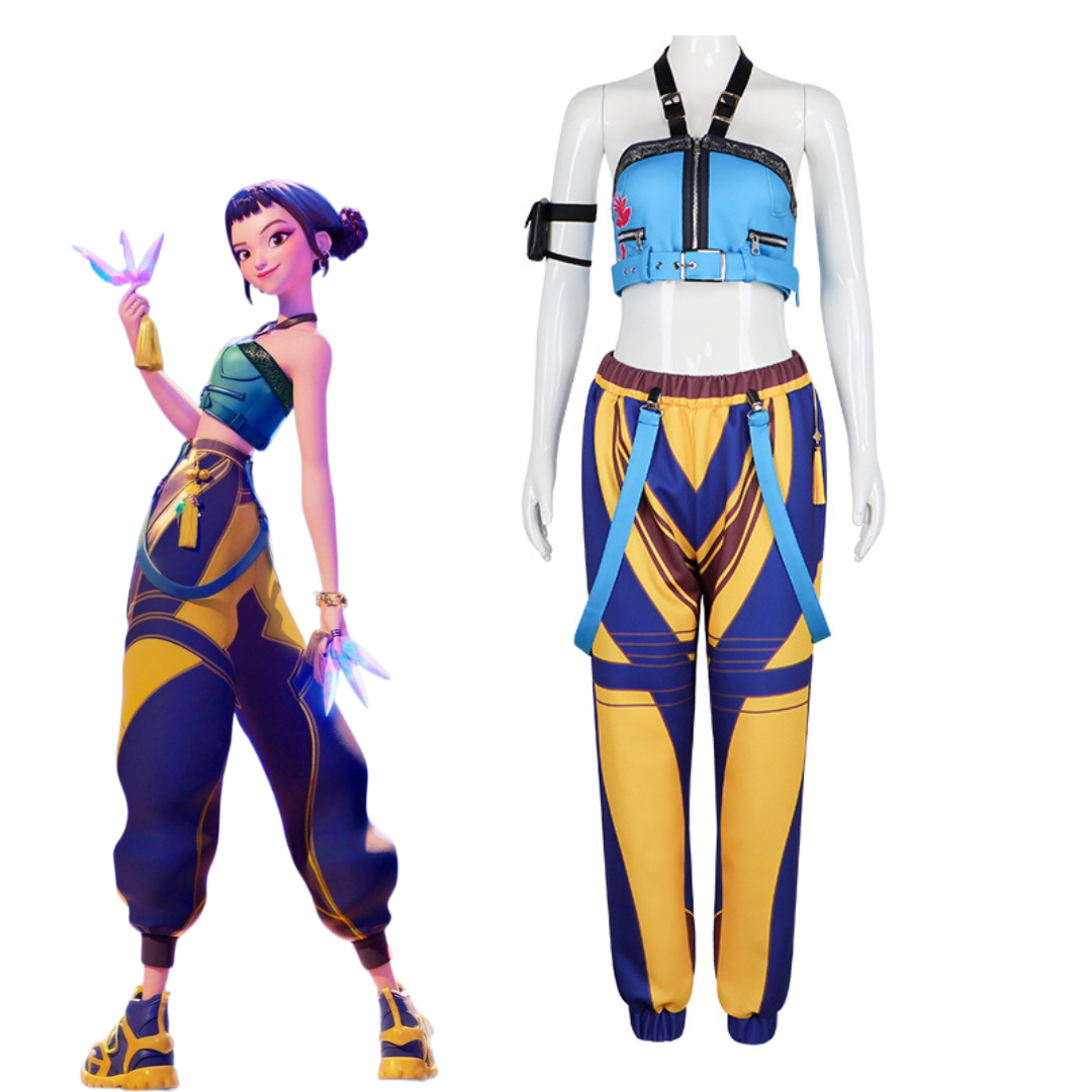 In Stock Kpop Girl ZOEY Cosplay Costume - Air Layer Fabric, Complete Set (S-XXXL)