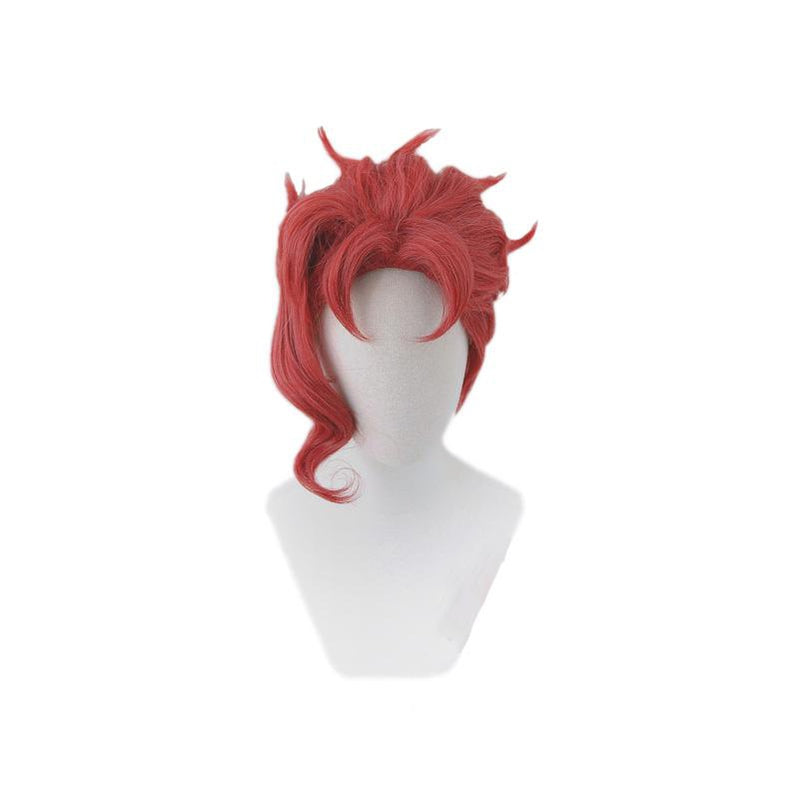 JoJo's Bizarre Adventure Stardust Crusaders Kakyoin Noriaki Short Wine Red Cosplay Wigs
