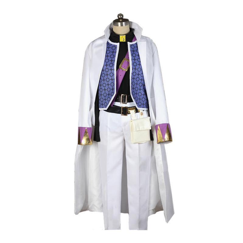 JoJo's Bizarre Adventure Diamond is Unbreakable Kujo Jotaro Cosplay Costume with Hat