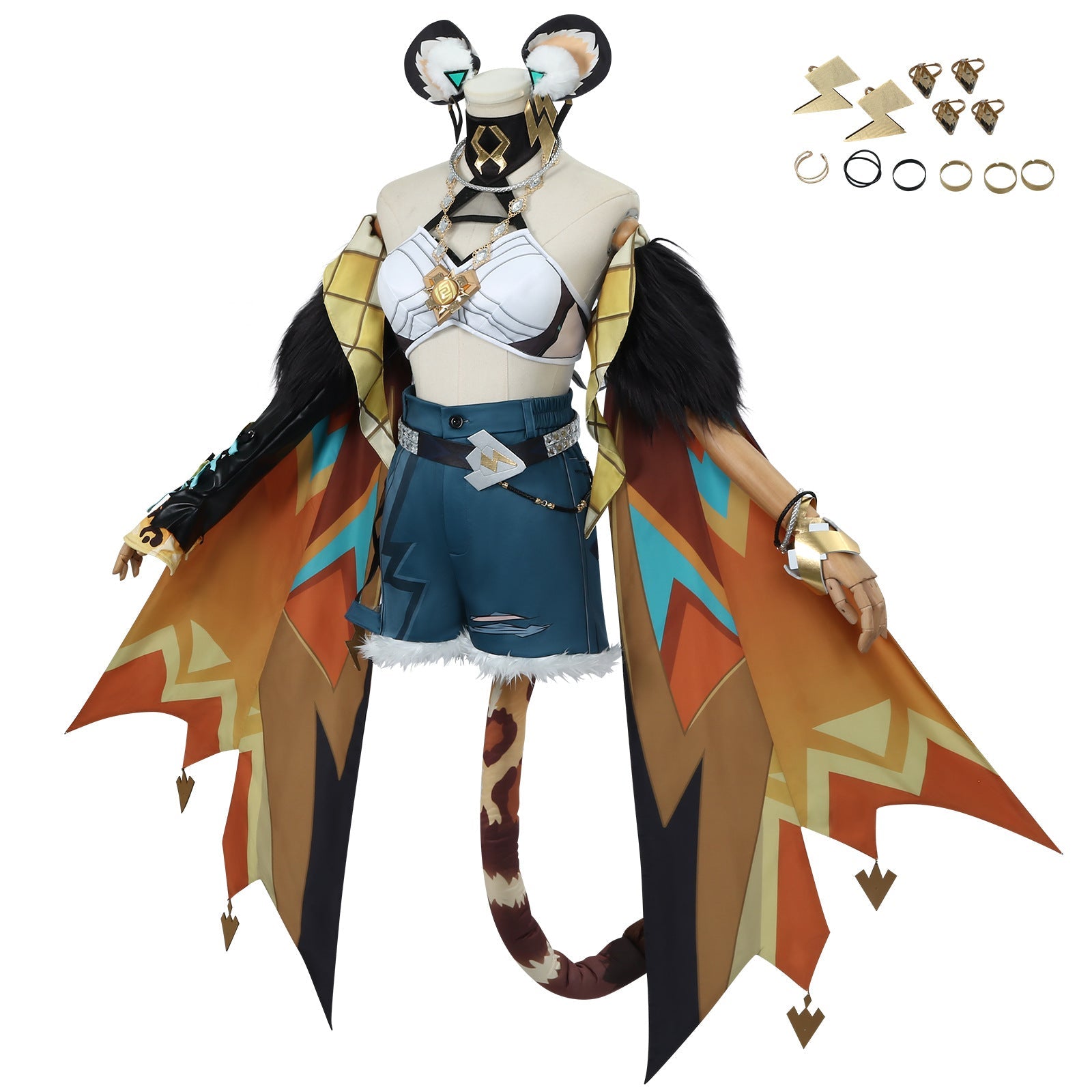 Genshin Impact Xilonen Natlan Ardent Flames Forge The Soul�Cosplay Costumes