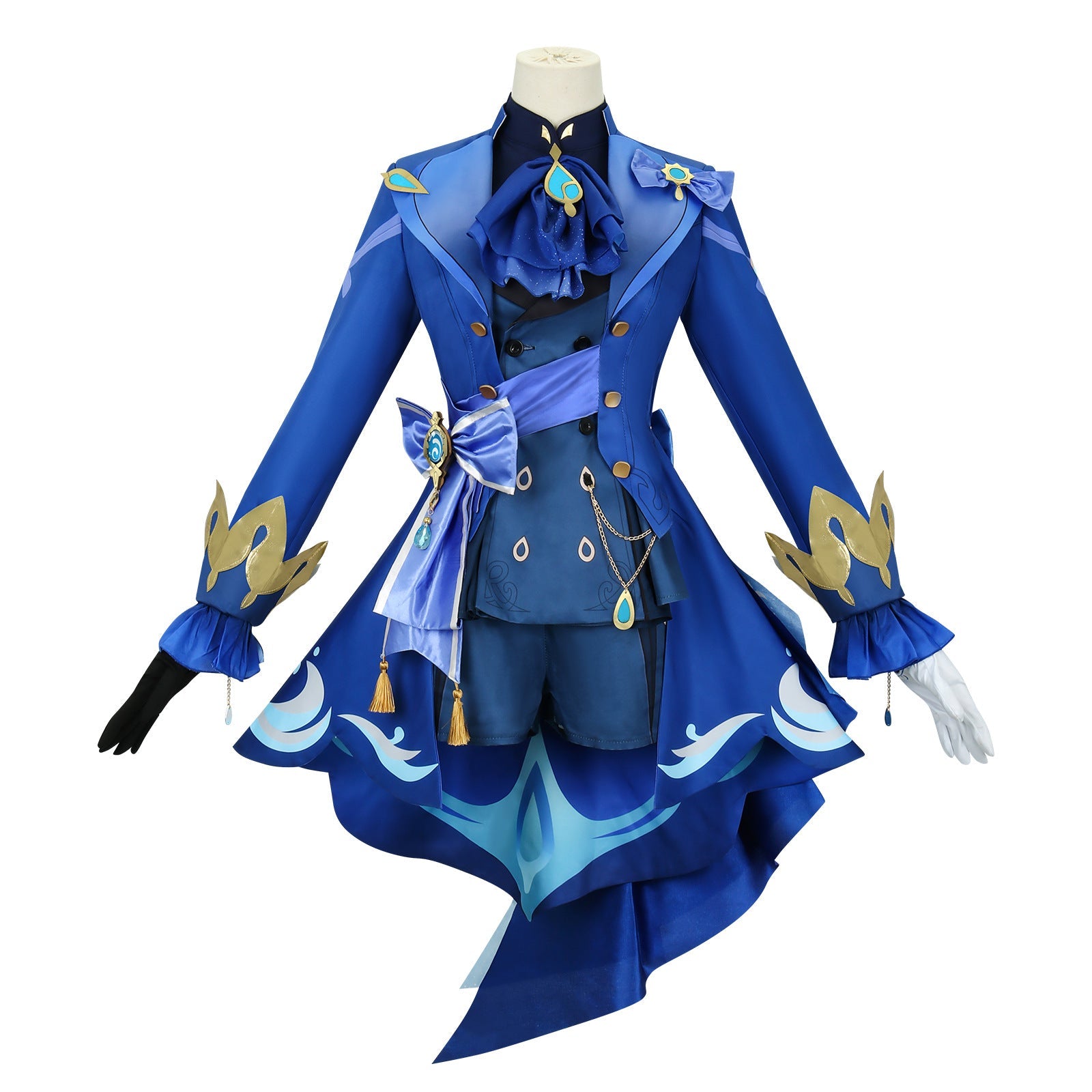 Genshin Impact Focalors Furina de Fontaine Black Cosplay Costumes