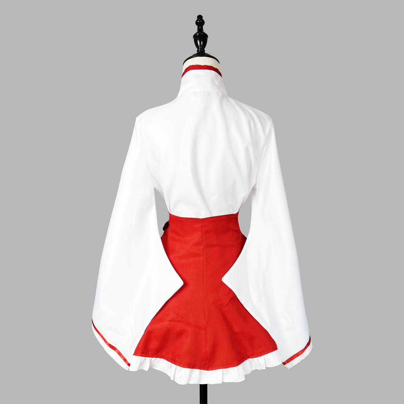 Inu Boku Secret Service Shirakiin Ririchiyo Kimono Maid Outfit Costume