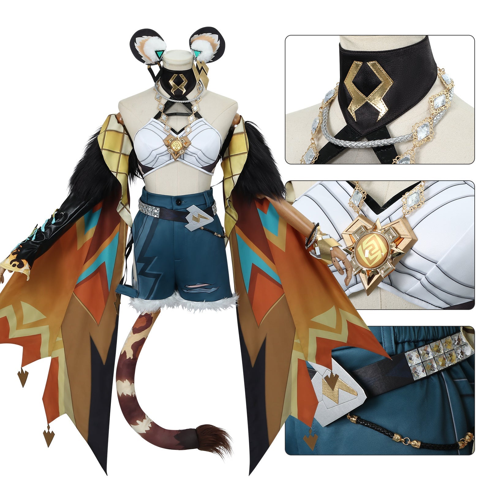 Genshin Impact Xilonen Natlan Ardent Flames Forge The Soul�Cosplay Costumes