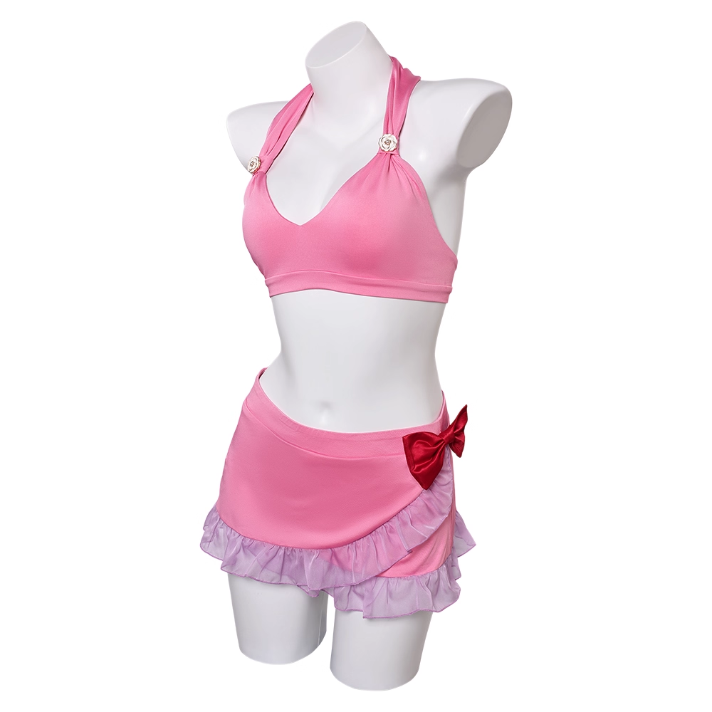 omgcos Aerith Swimwear FF7 Pink Look