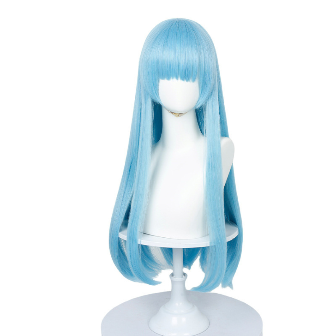 omgcos Anime Witch Hat Richeh Blue Long Cosplay Wigs