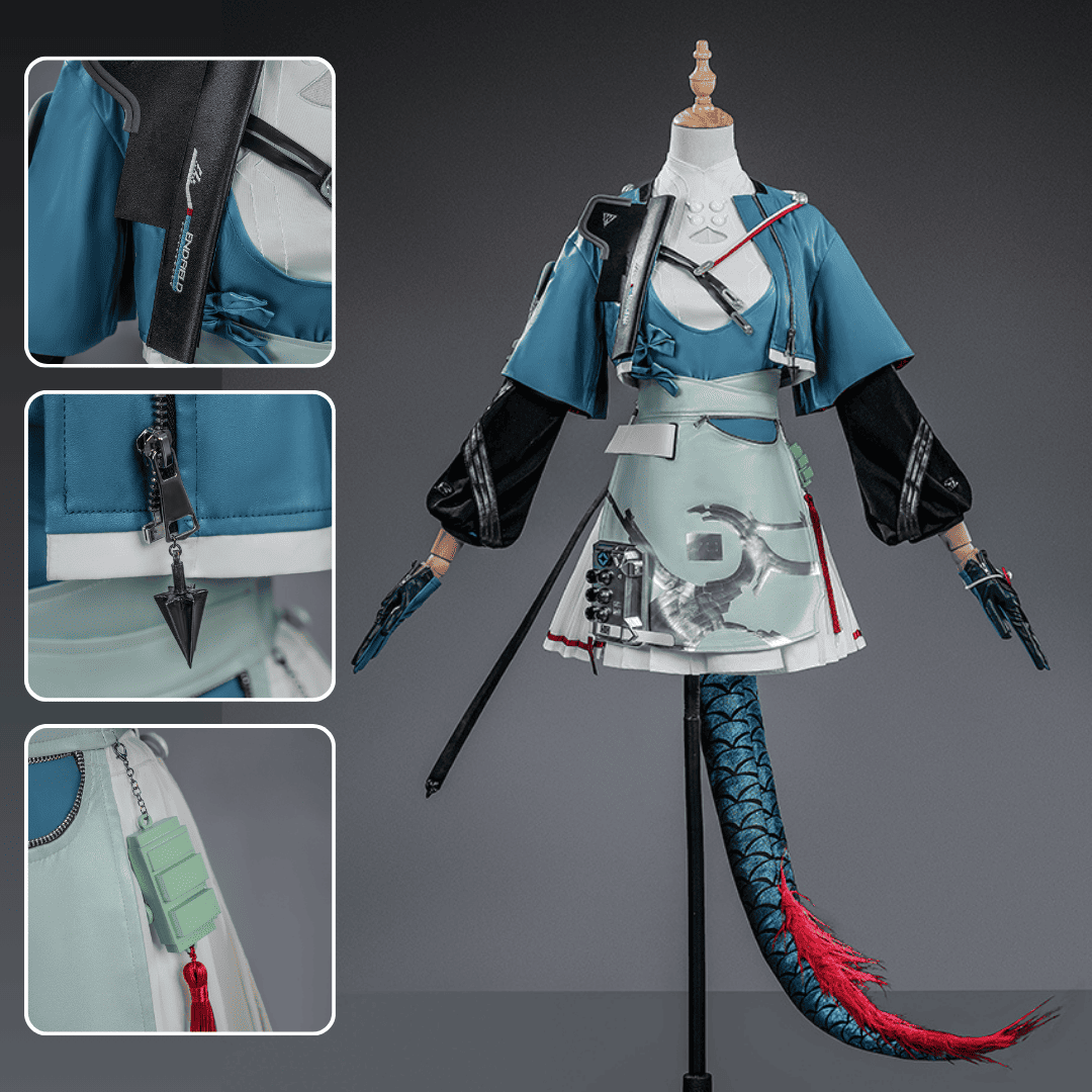 omgcos Arknights Endfield Chen Qianyu Cosplay Costume