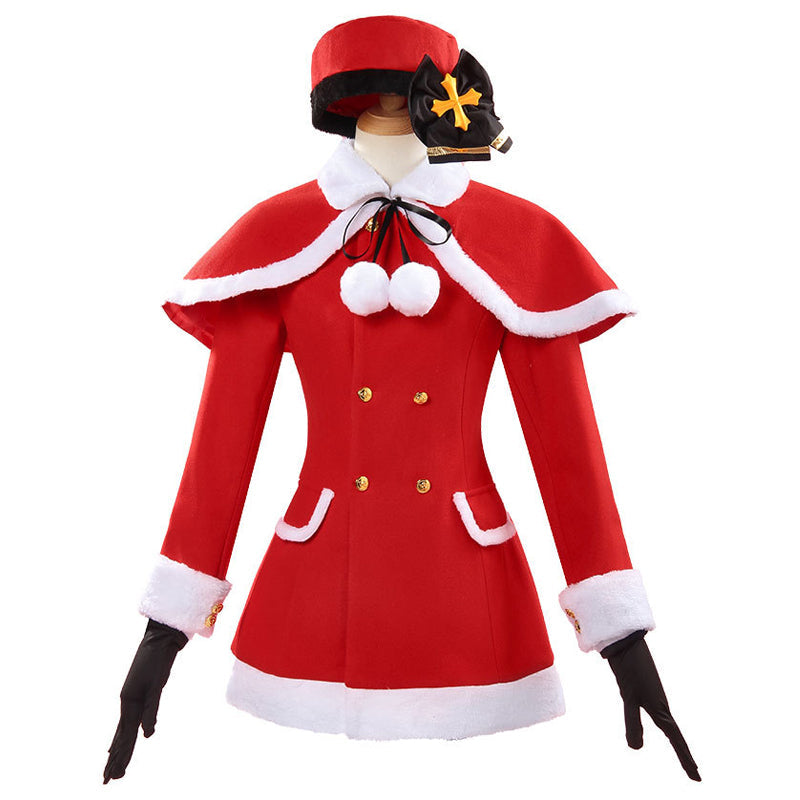 omgcos Blue Archive Serina Christmas Dress Cosplay Costume