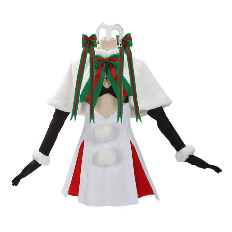 omgcos Fate Grand Order Jeanne d'Arc Christmas Dress Cosplay Costume